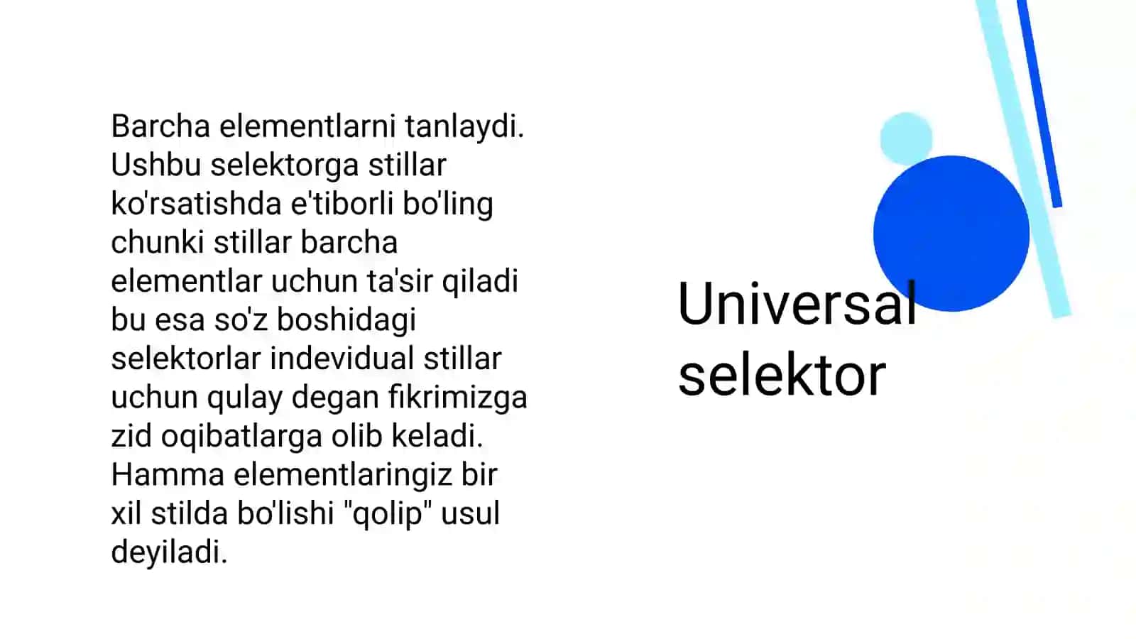 CSS selektorlari 3