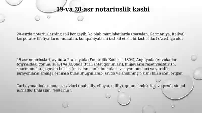 Nataryal faoliyatning tarixiy va huquqiy manbalari 3