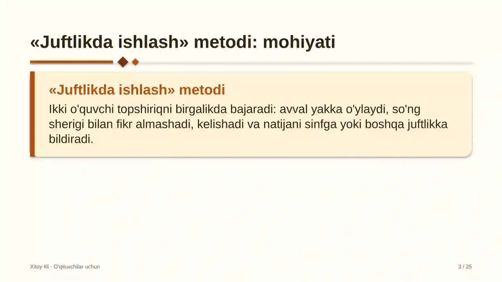 xitoy tili darslarida juftlikda ishlash metodidan foydalanish 8679 3