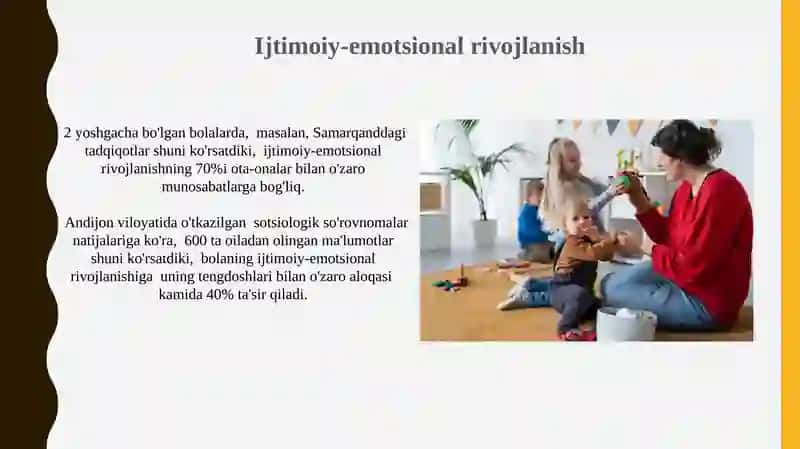 Ilk bolalik davrida dialogik va jismoniy rivojlanish 3