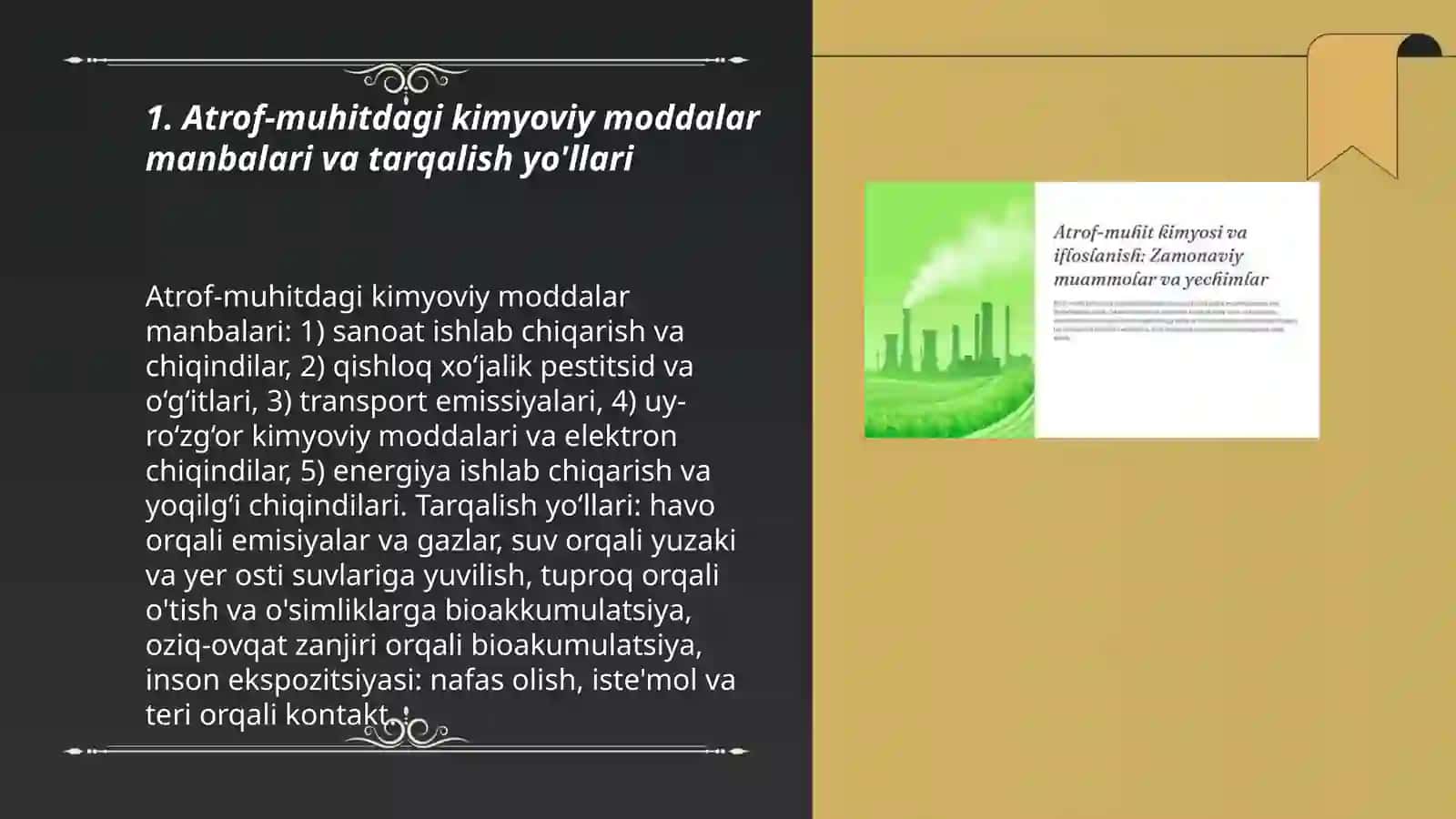 Atrof muhitdagi kimyoviy moddalar toksiologiya va jamoat salomatligi taʼsiri 3