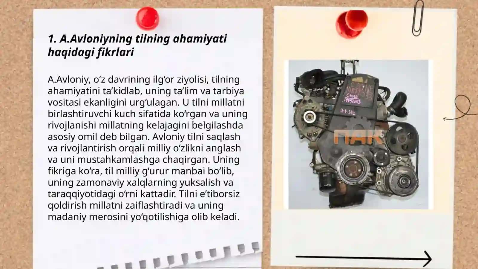 A.Avloniyning tilning ahamiyati haqidagi fikrlari 3