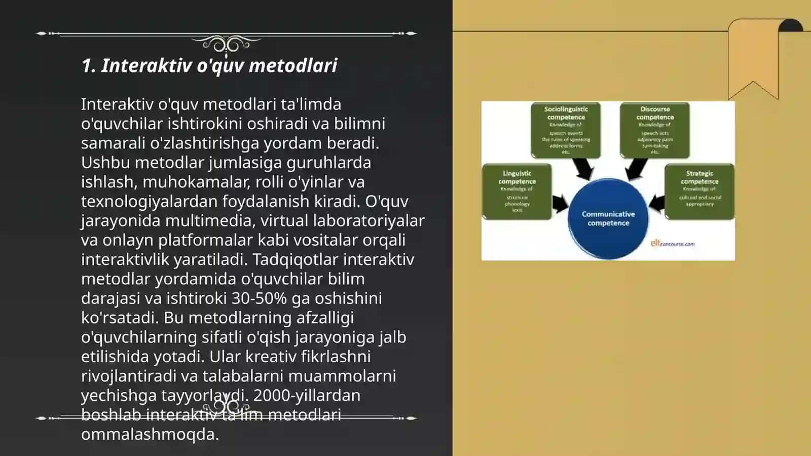 Interaktiv o'quv metodlari 3