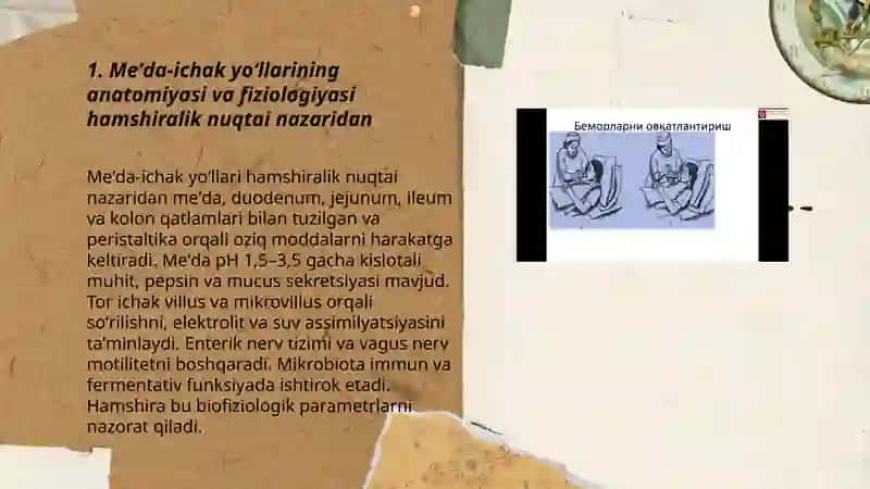 Meʼda-ichak yoʻllari muammolarida bemorlarga hamshiralik parvarishi 3