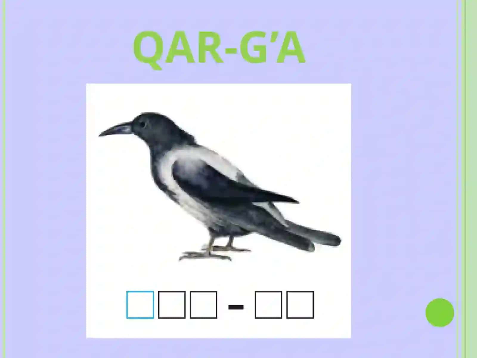 1-sinf yozuv fanidan Qq harfini o’rganish uchun taqdimoti 3
