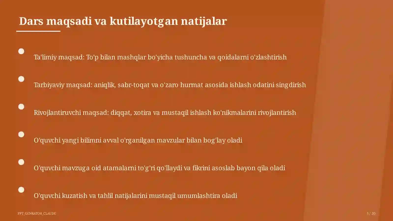 To'p bilan mashqlar (2-sinf) 3