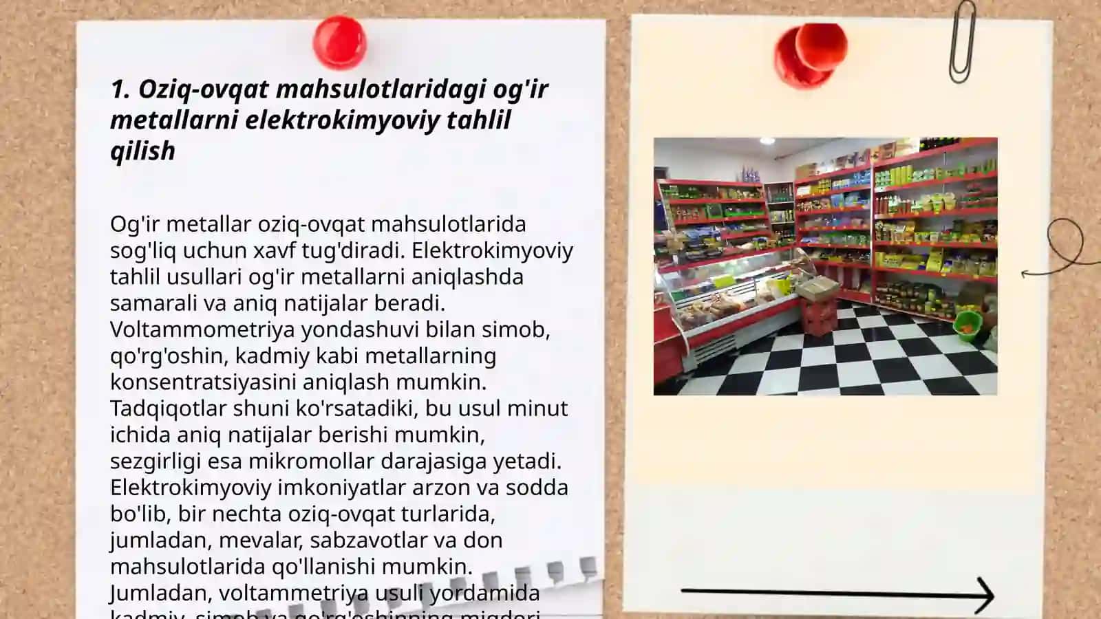 Oziq ovqat mahsulotlar tarkibidagi zaharlovchi moddalarni elektrokimyoviy tahlilari 3