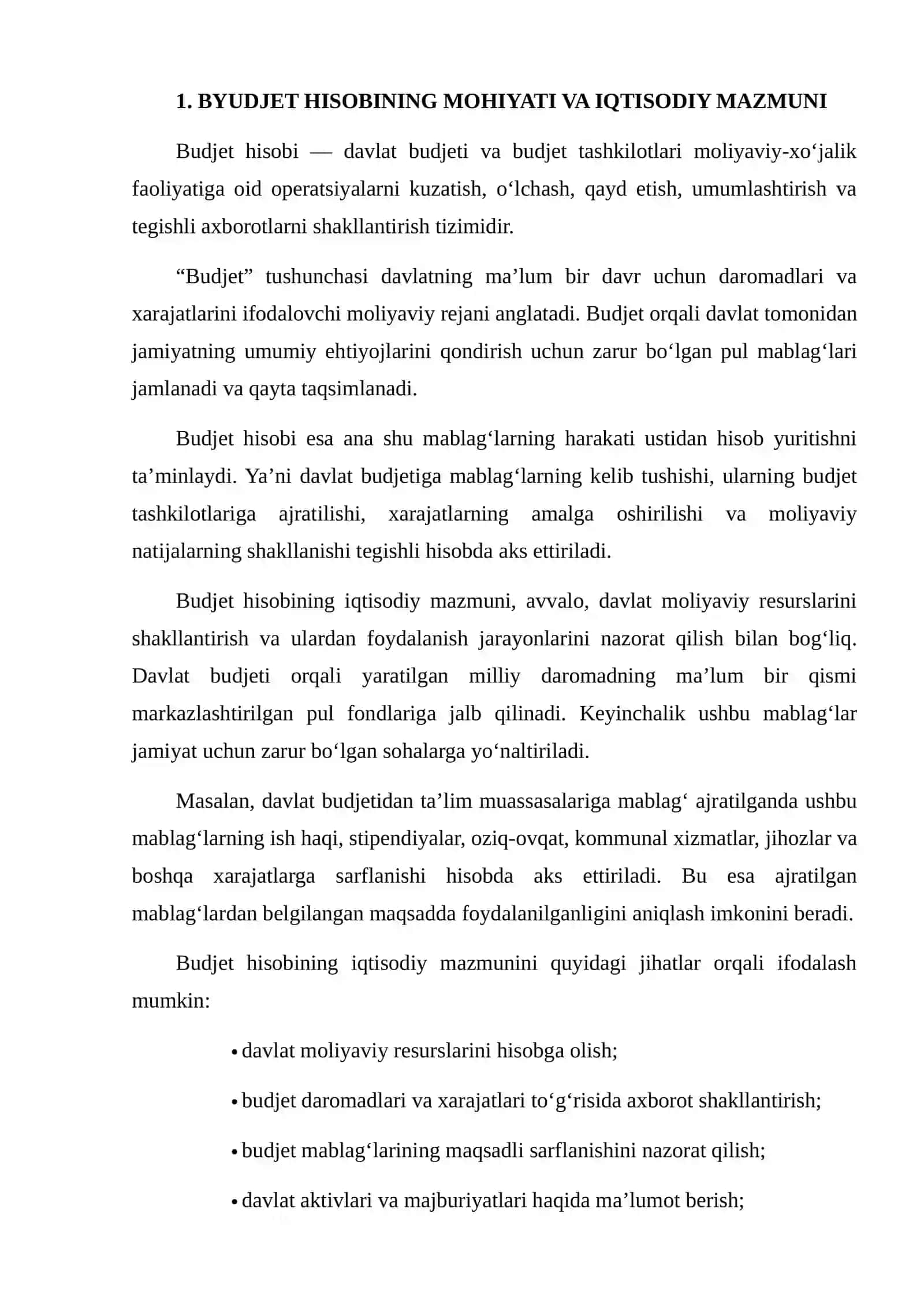 BYUDJET HISOBINING NAZARIY ASOSLARI VA IQTISODIY MAZMUNI 3