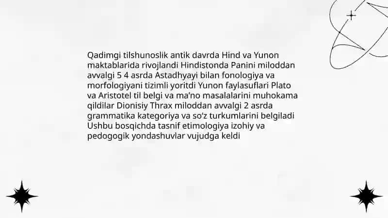 Tilshunoslikning taraqqiyot bosqichlari 3