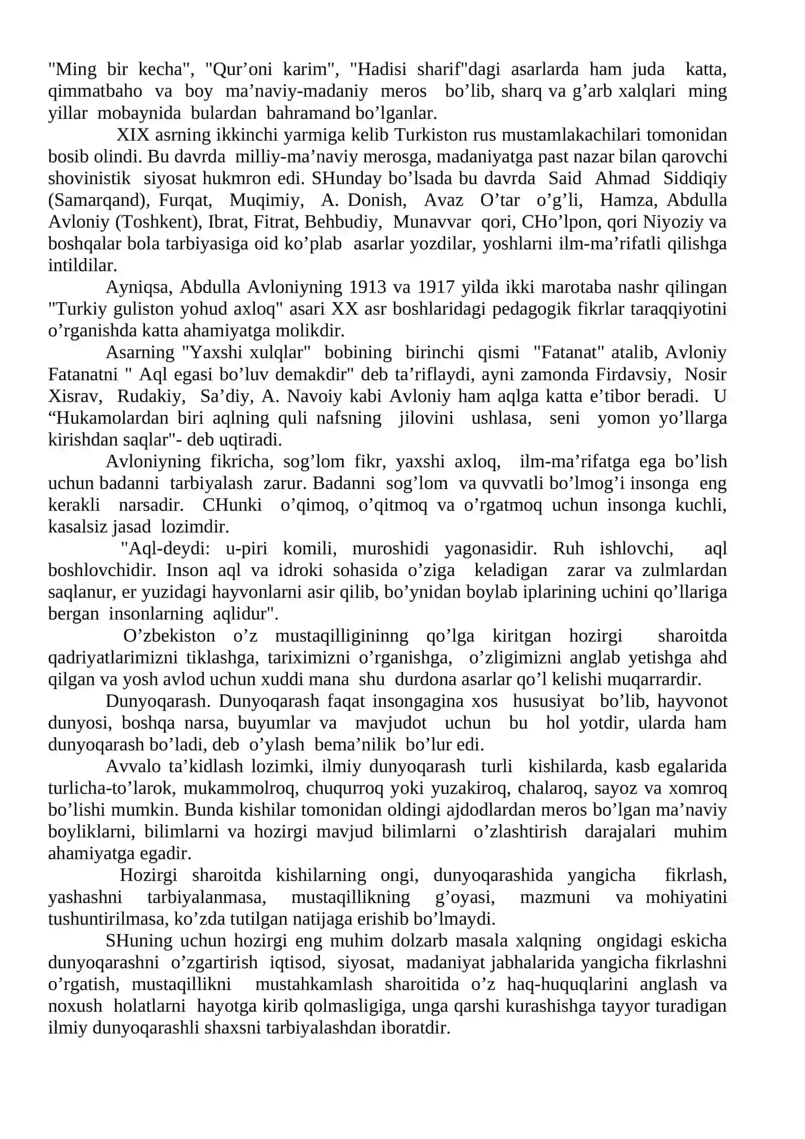 Pedagogikani o’rganish zaruriyati 3