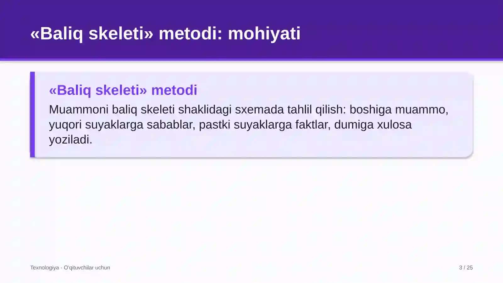 texnologiya darslarida baliq skeleti metodidan foydalanish 1105 3