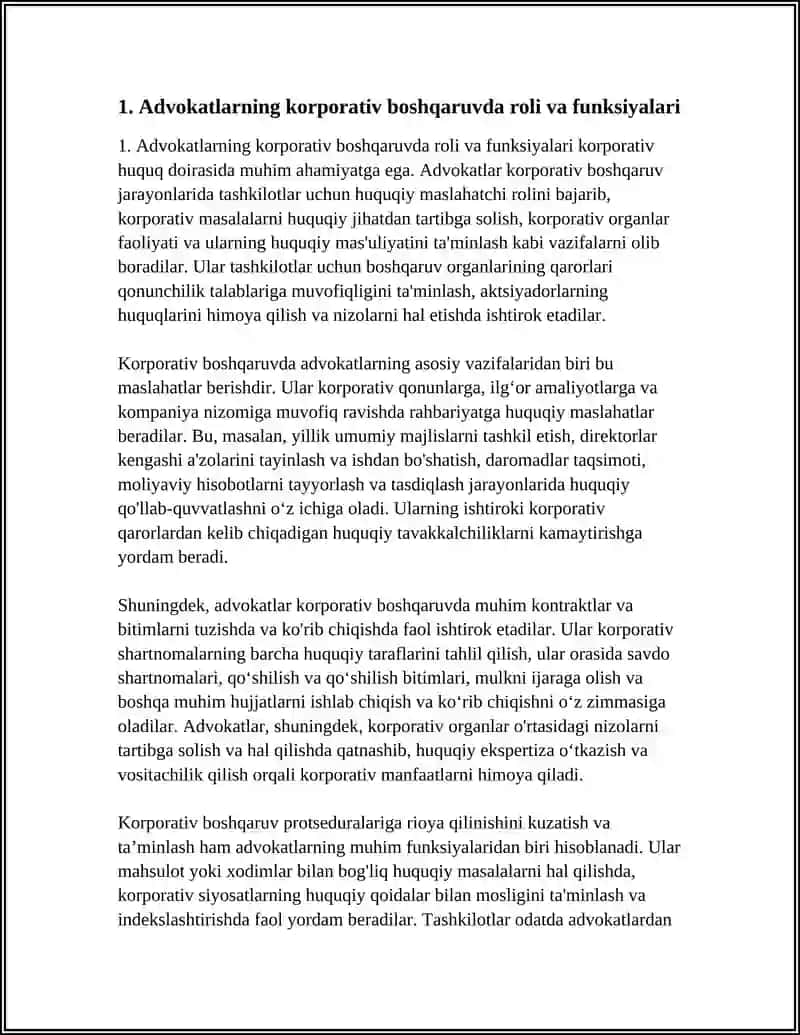 ADVOKATLARNING KORPORATIV HUQUQLARDAGI ISHTIROKI 3