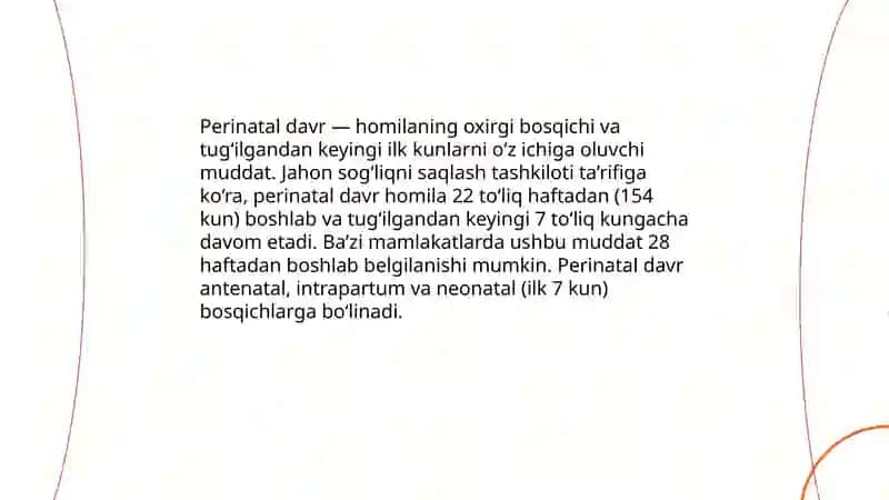 Perinatal davr 3