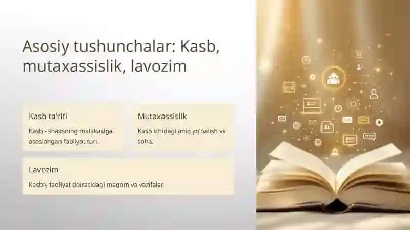 Kasbni to'g'ri tanlashning mohiyati va istiqboli 3