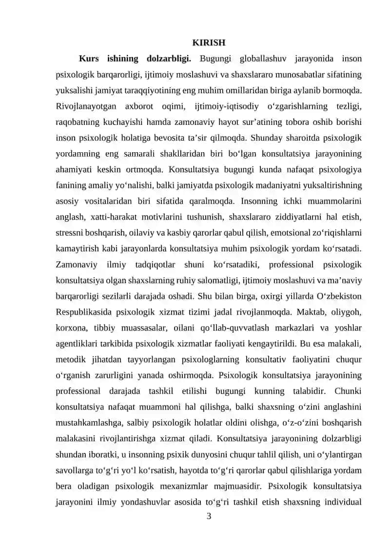 KONSULTATSIYANING KONSULTATSIYA JARAYONIDAGI O‘RNI VA ROLI 3