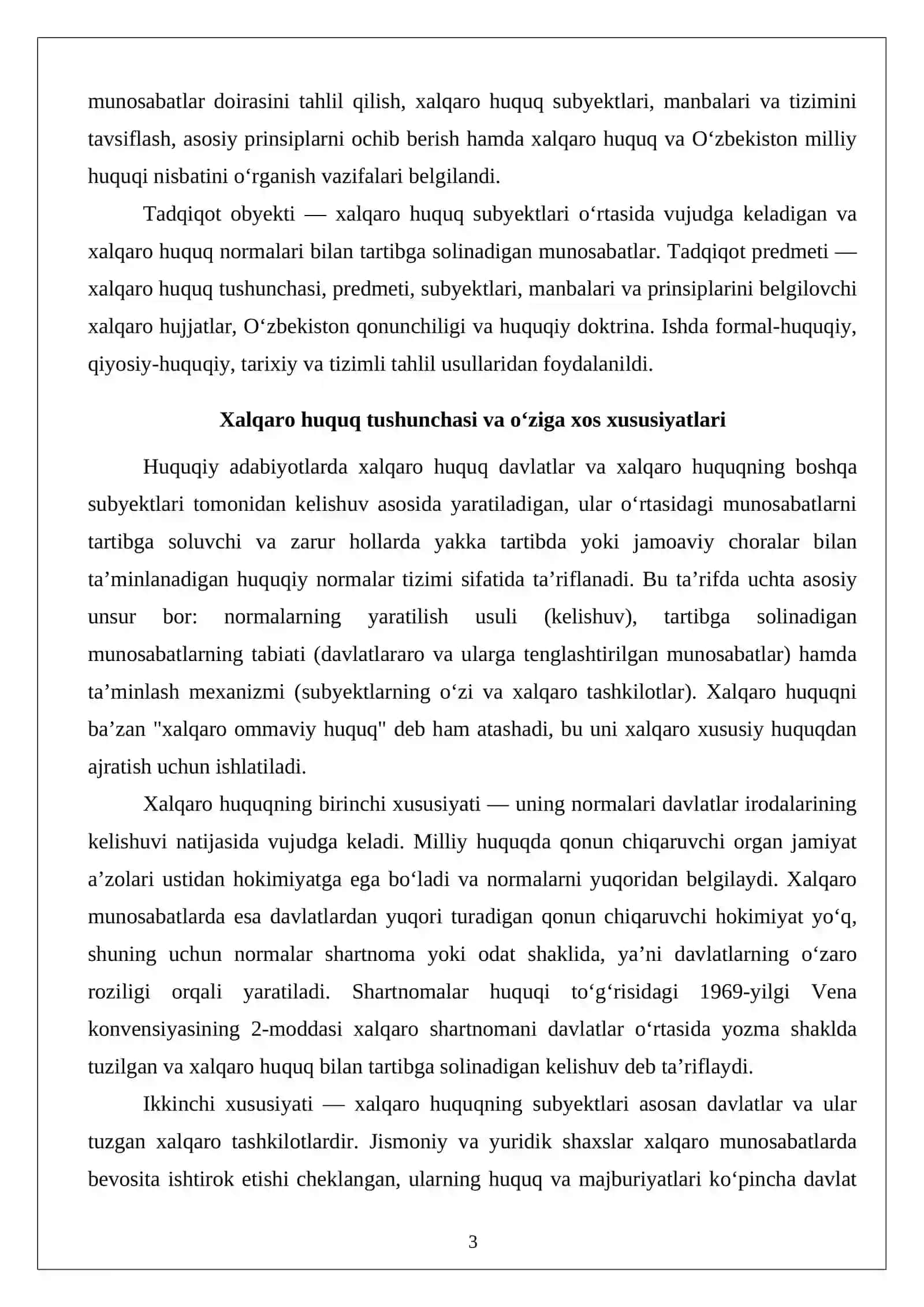 Xalqaro huquq tushunchasi va predmeti 3