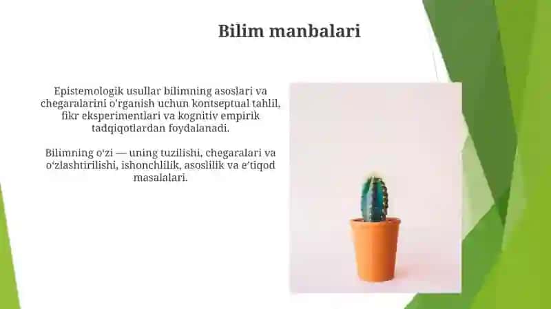 Epistemologik tadqiqot usullari 3