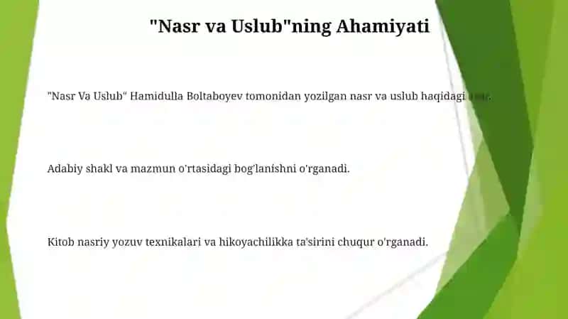 Nasr va uslub 3