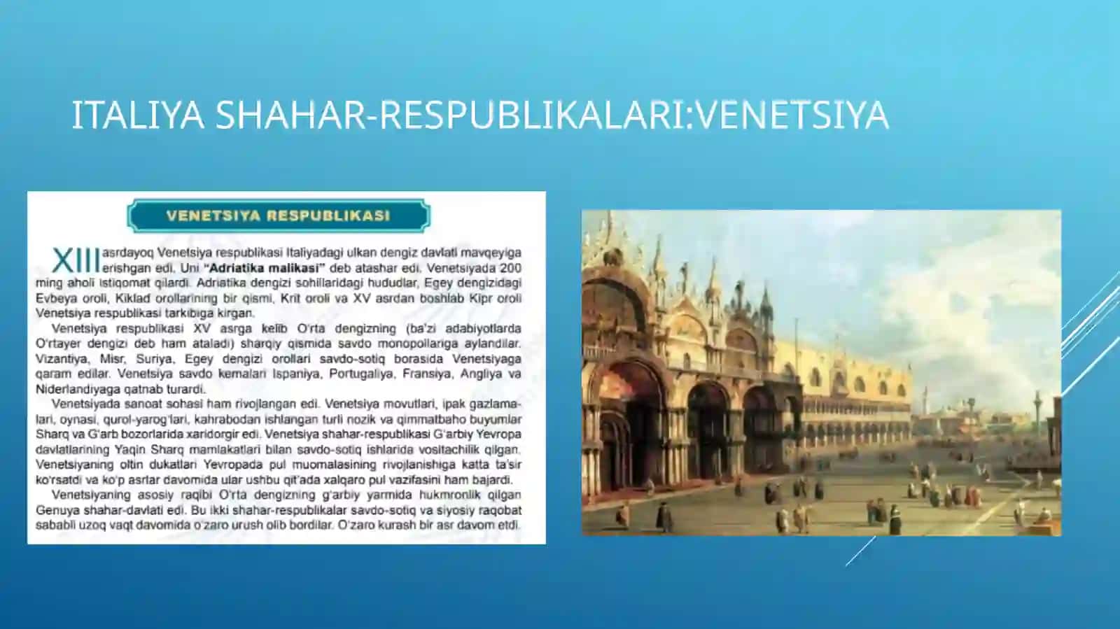 Italiya: shahar-respublikalar va Rimpapalari davlati 3