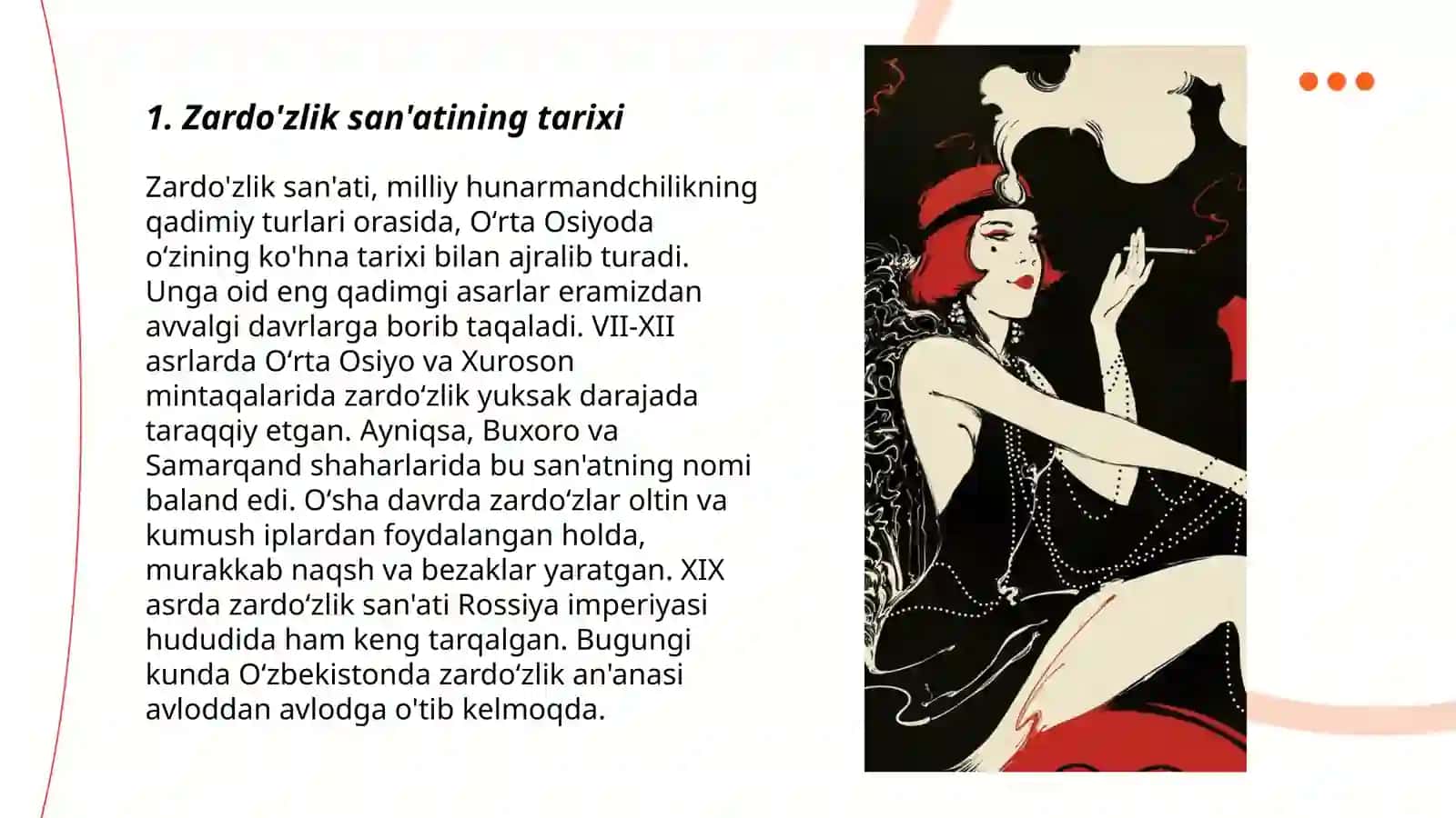 Zardoʻzlik sanʼati va naqsh kompozitsiyasi 3