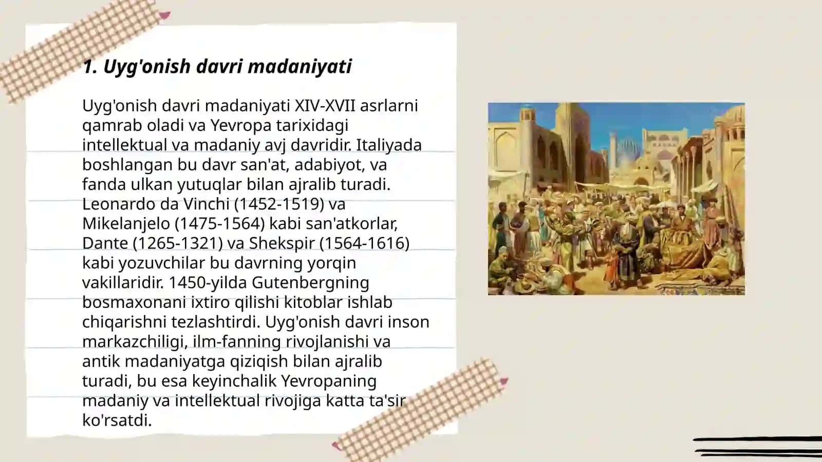 Uyg'onish davri madaniyati 3