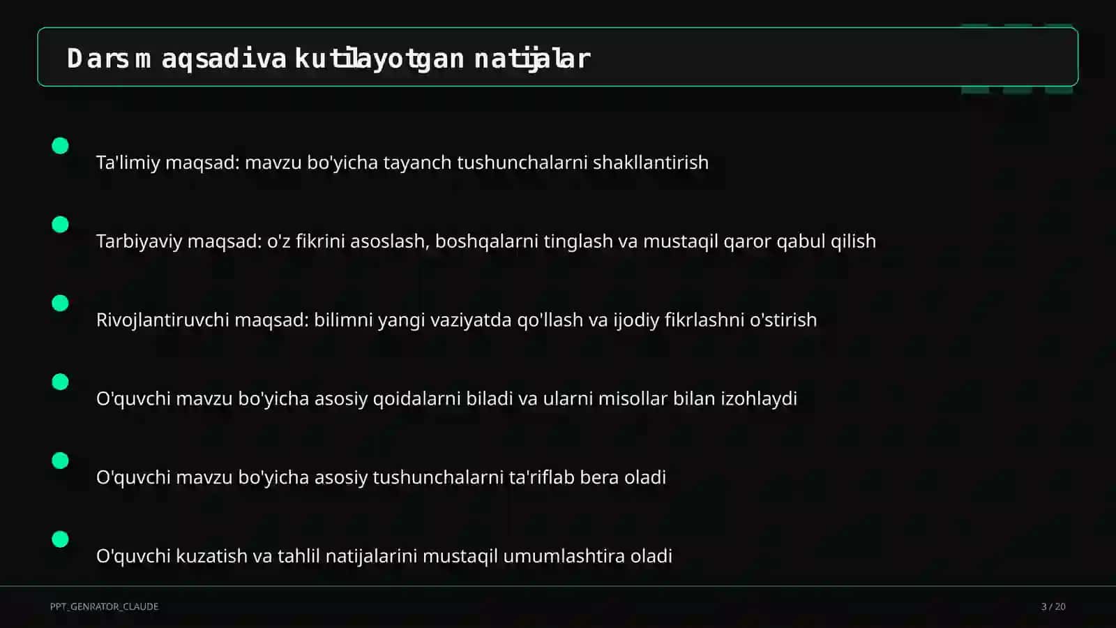 Kriterial baholash tizimi: mezonlar asosida adolatli va shaffof baholash 3