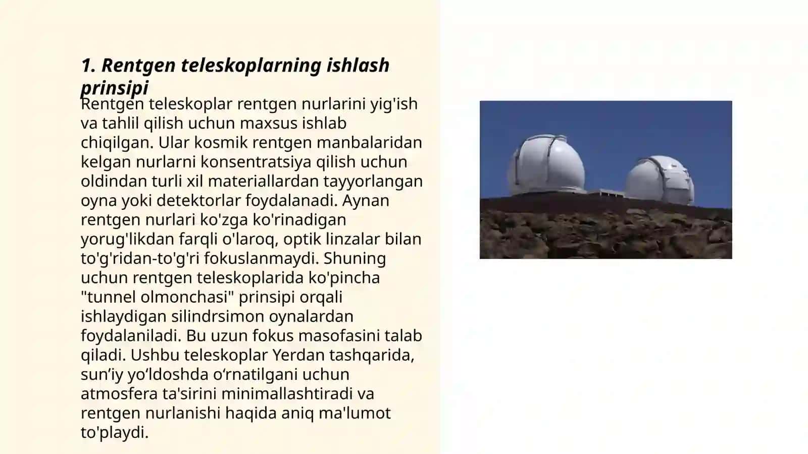 Rentgen teleskoplar 3