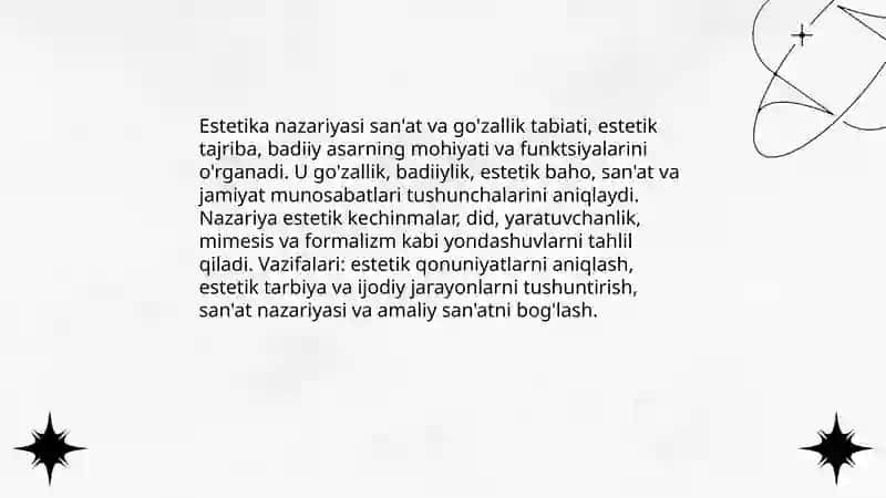 Estetika 3