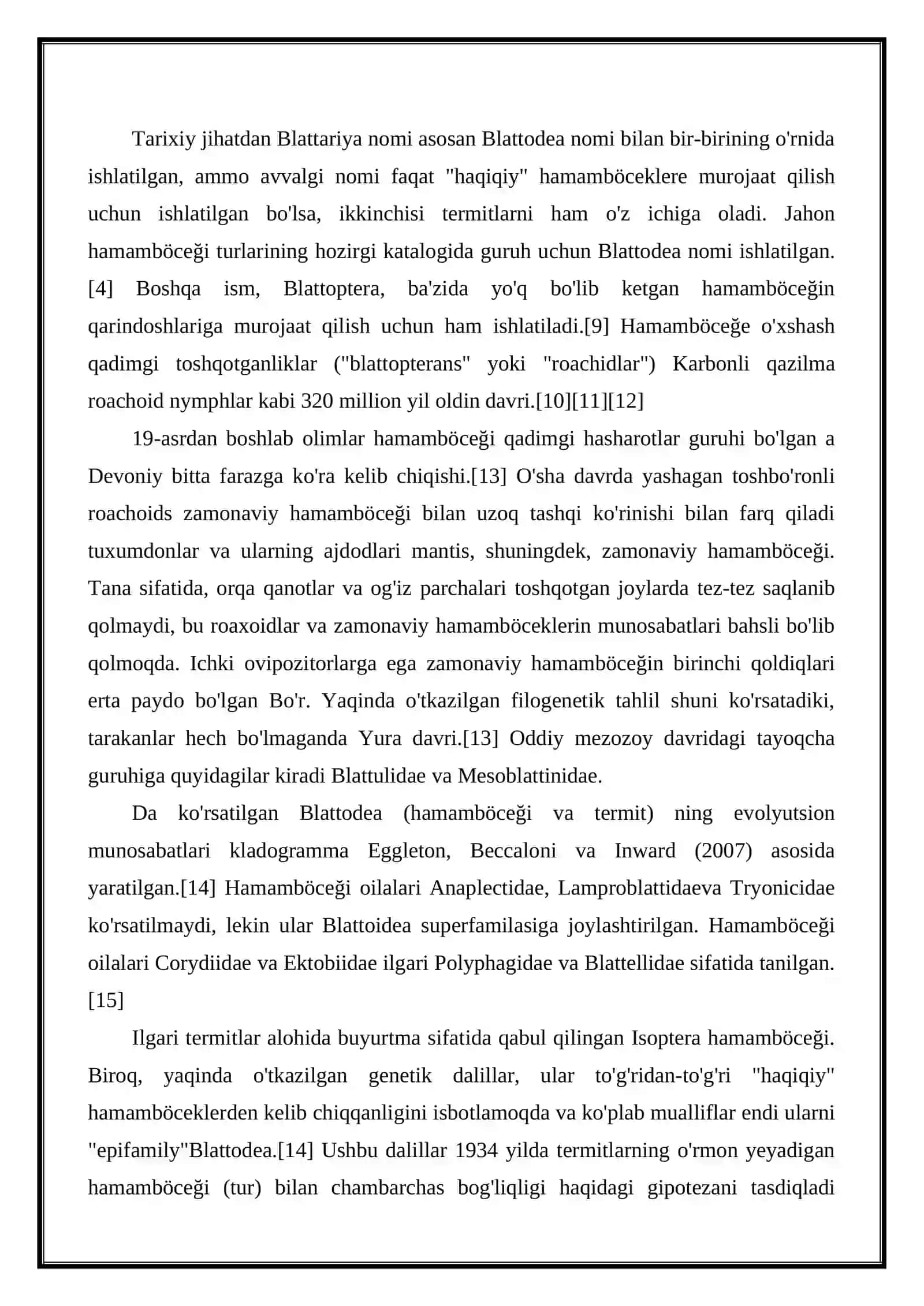 Hamamböceği (yoki roaches) 3