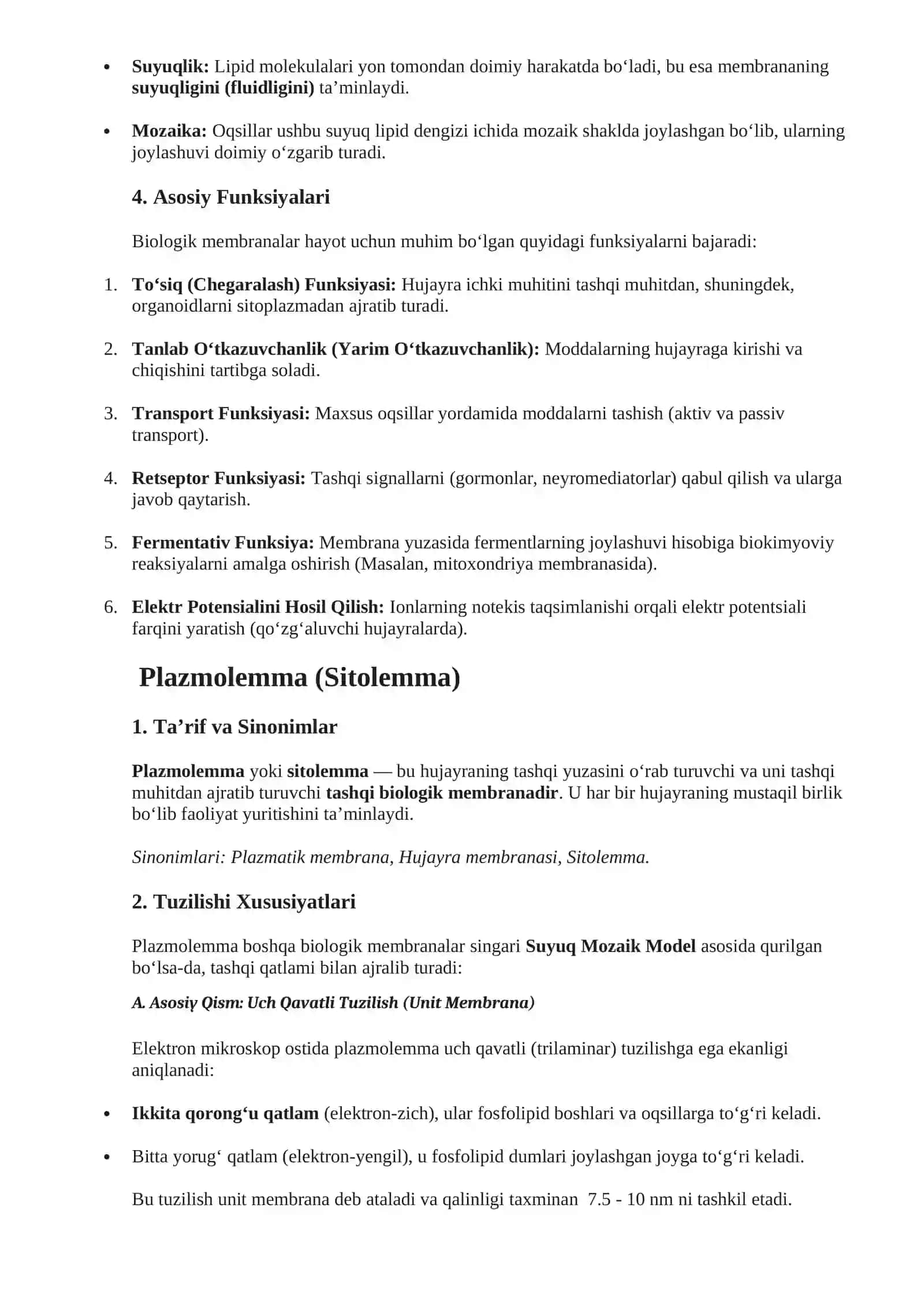 Gistologiya (Gistalogiya fani: Maqsad va Vazifalari) 3