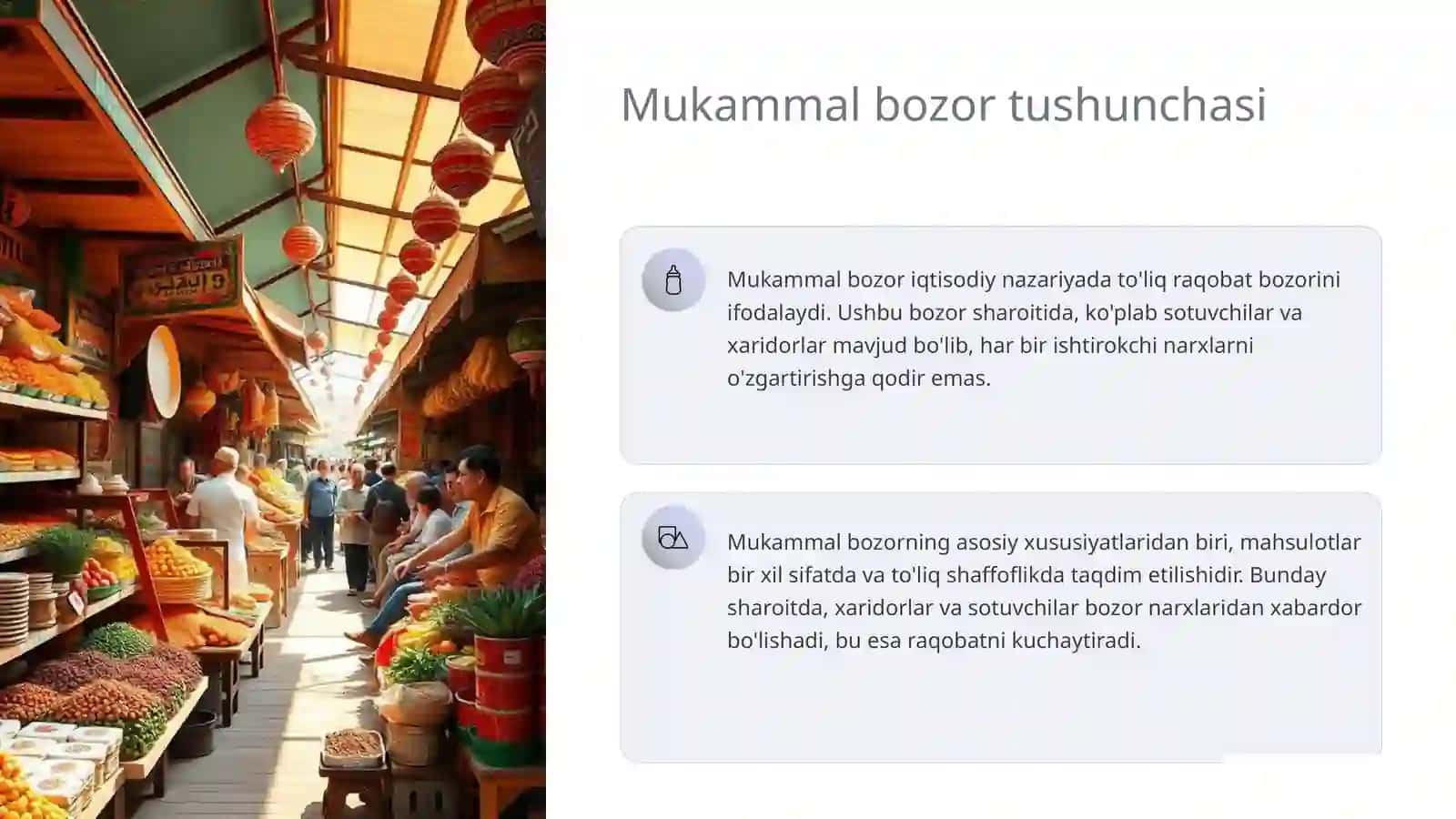 Mukammal bozorda raqobat va manapoliya 3