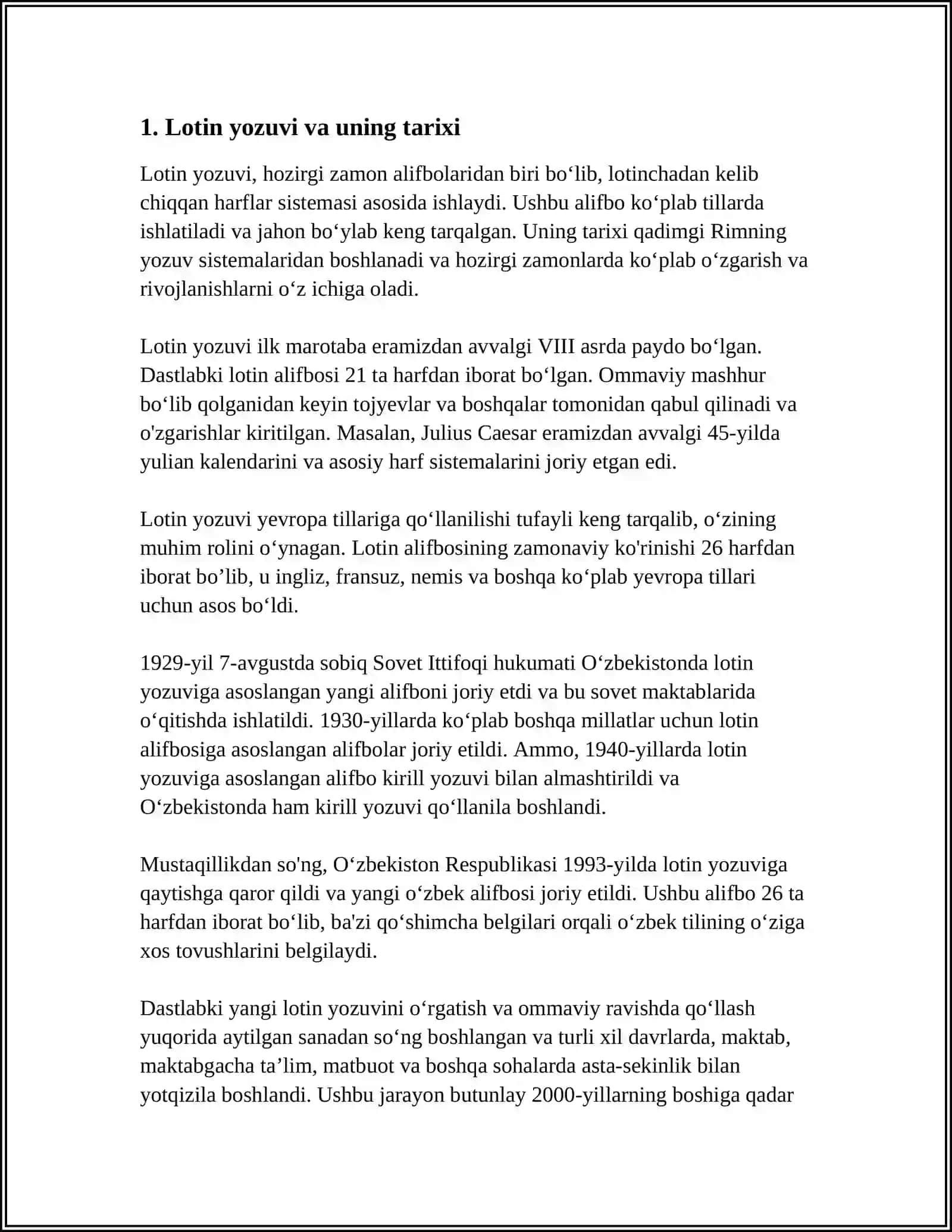 ZAMONAVIY TILLARDA LOTINSHUNOSLIK 3