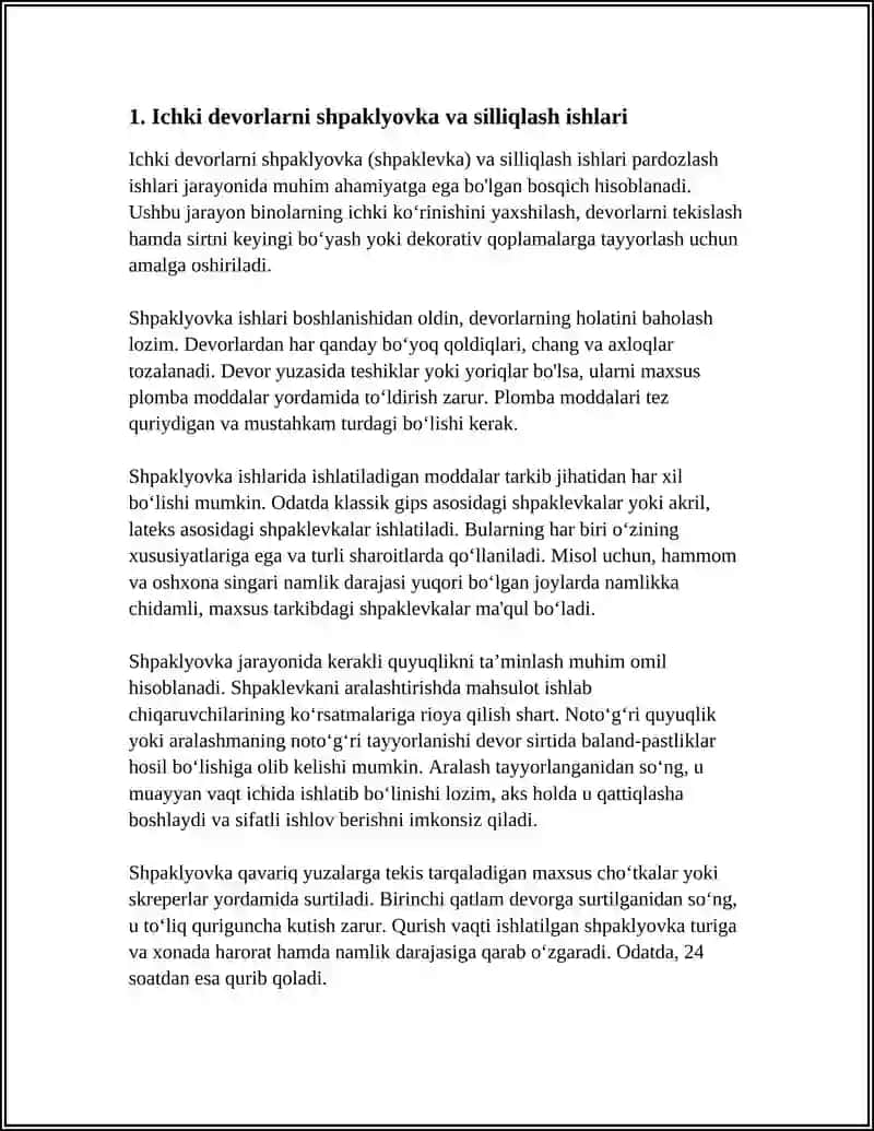 PARDOZLASH ISHLARI 3
