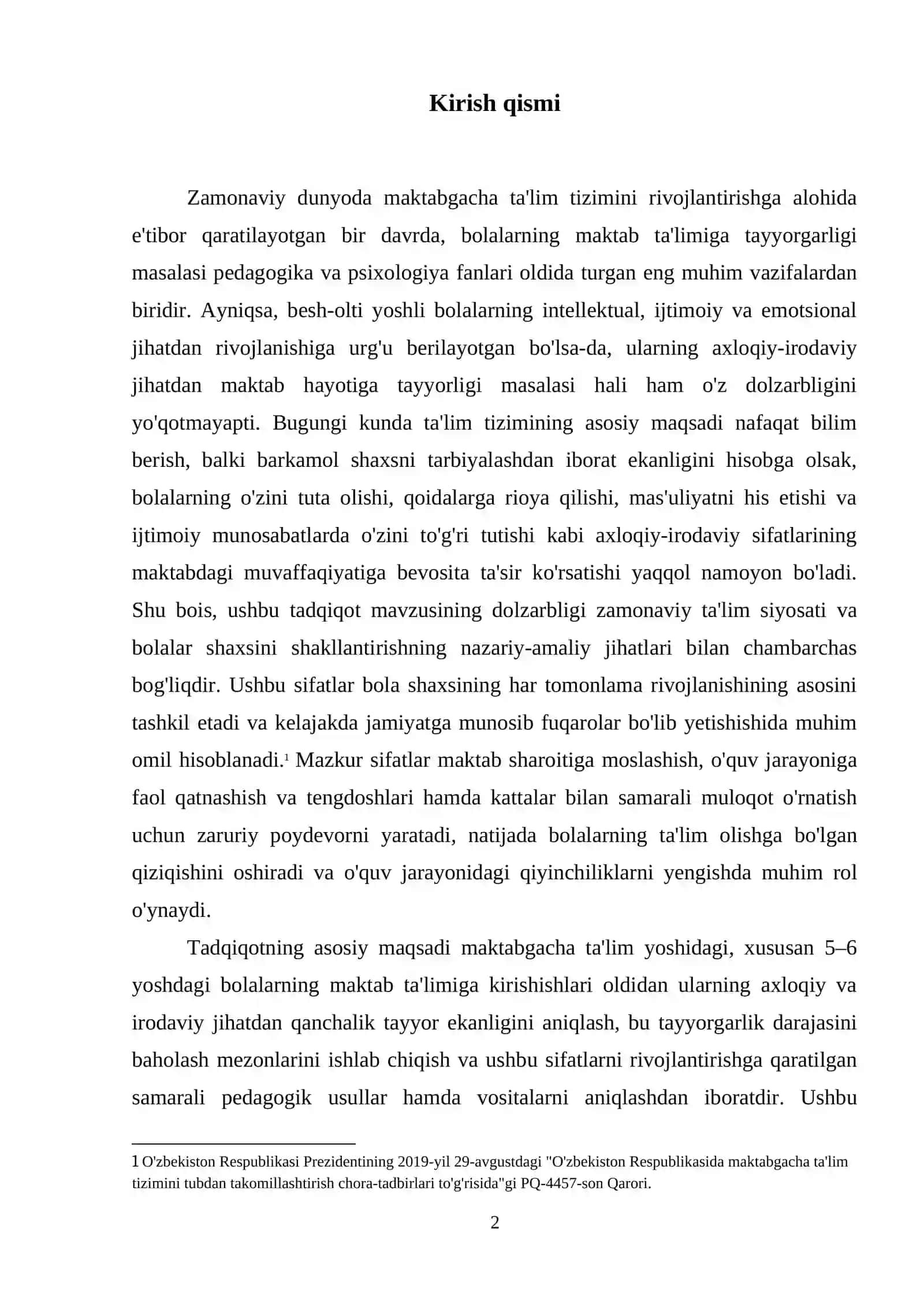 Maktabgacha 5–6 yoshli bolalarning maktab ta’limiga yetukligidagi axloqiy-irodaviy tayyorligining ahamiyati 3