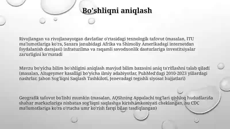 Bo'shliqning ta'sirini tahlil qilish 3
