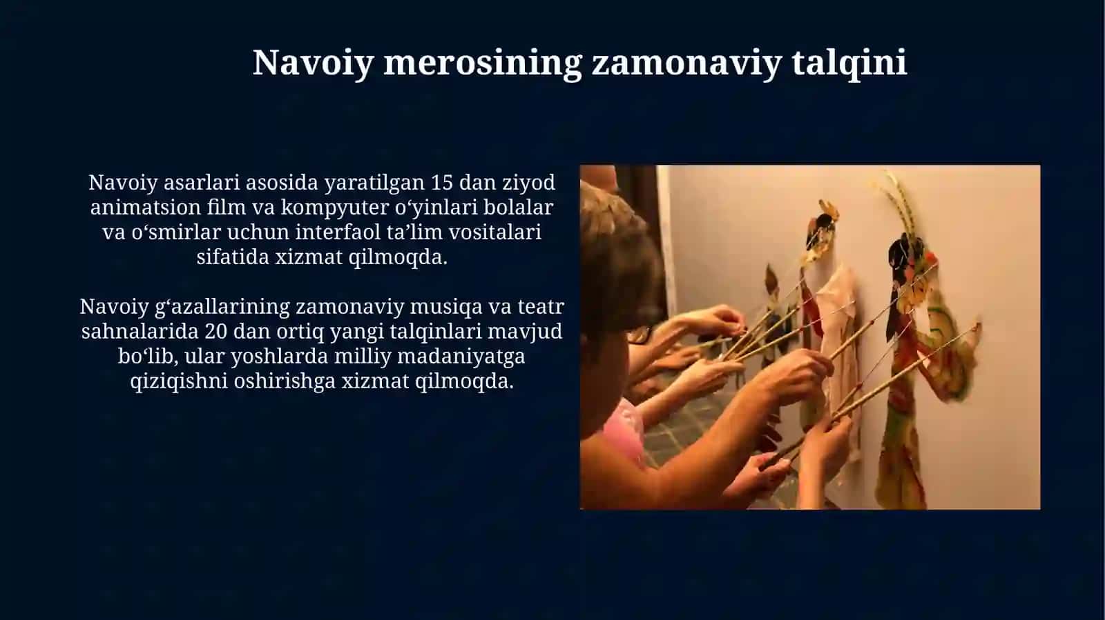 Alisher Navoiyning ijodiy merosi targ'iboti-barkamol avlod tarbiyasi 3