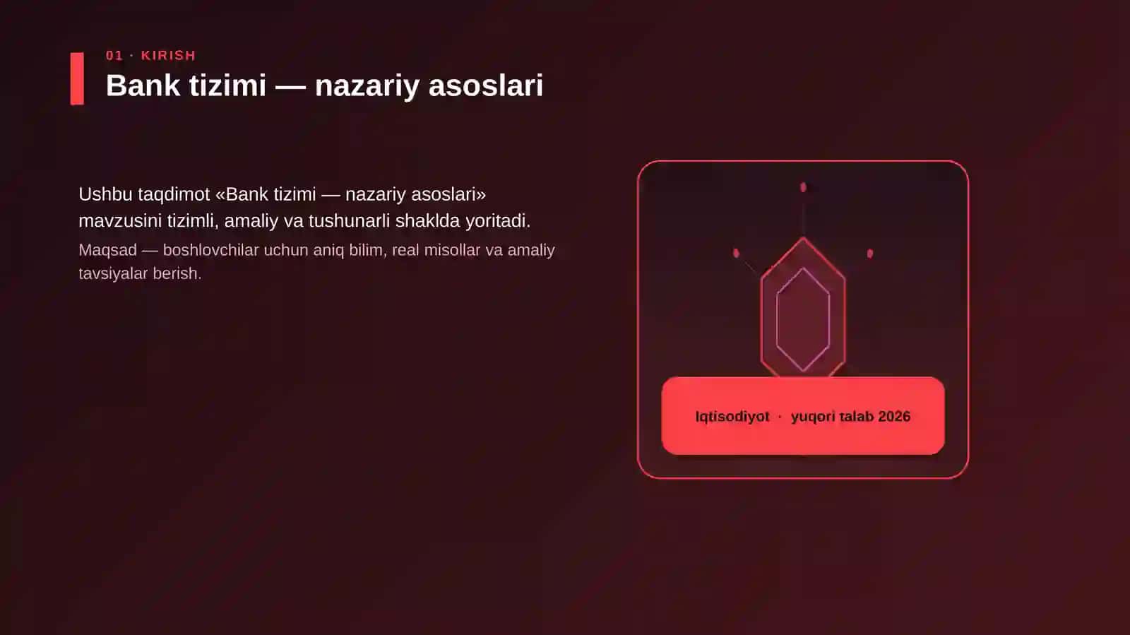Bank tizimi — nazariy asoslari 3