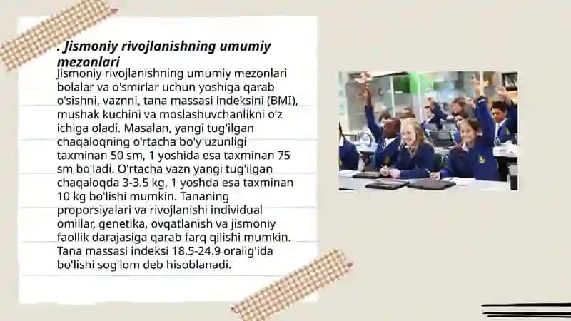 Jismoniy rivojlanish monitoringi 3