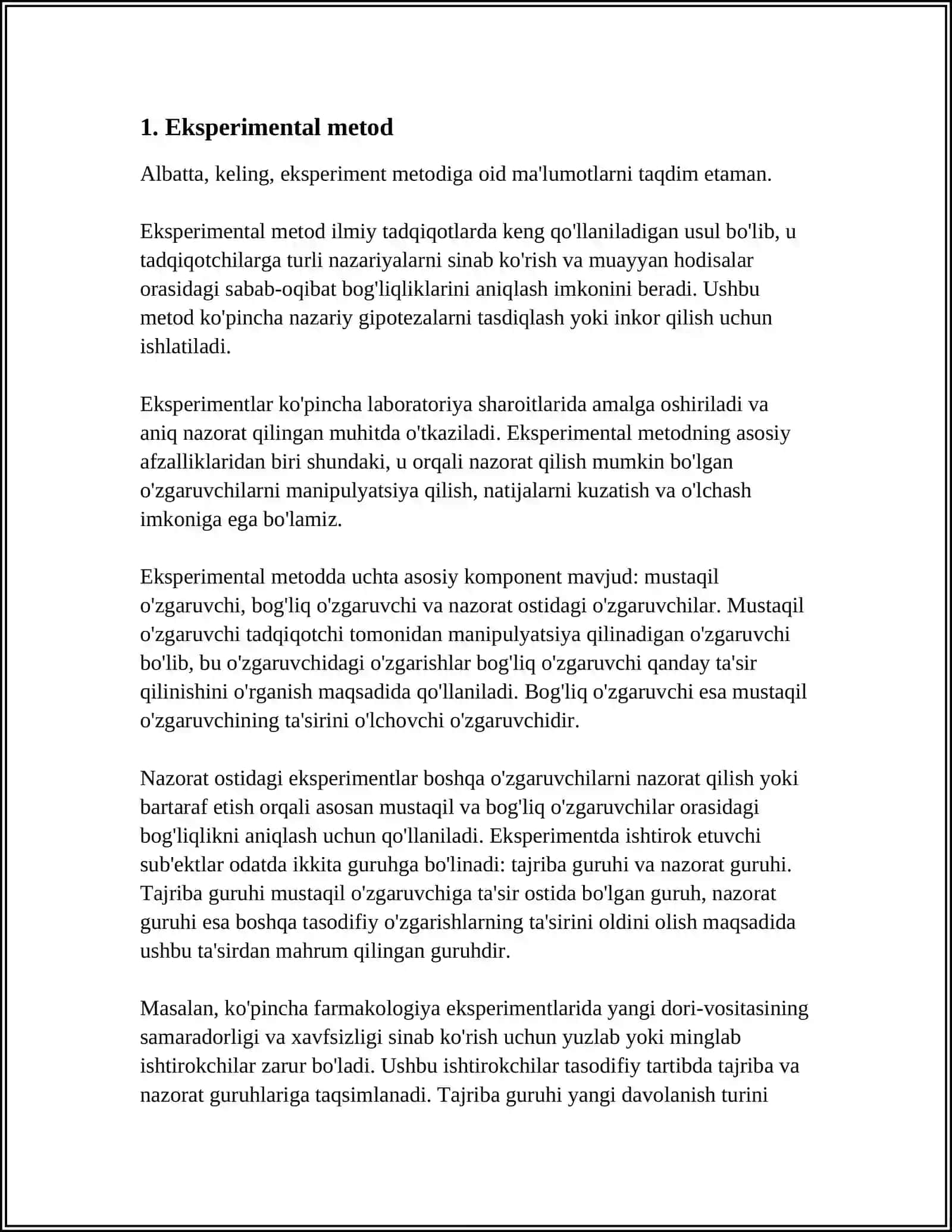 PSIXOLOGIYA FANINING METODLARI 3