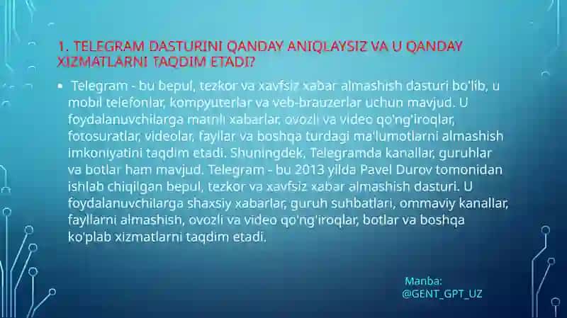 Zooinjeneriya yo’nalishi Mustaqil ta’lim 3