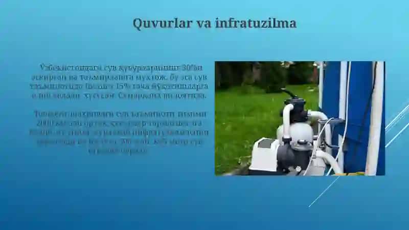 Suv Ta'minoti Tizimlaridan Foydalanish 3