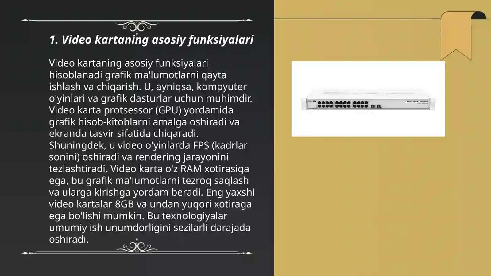 Video karta funksiyalari 3