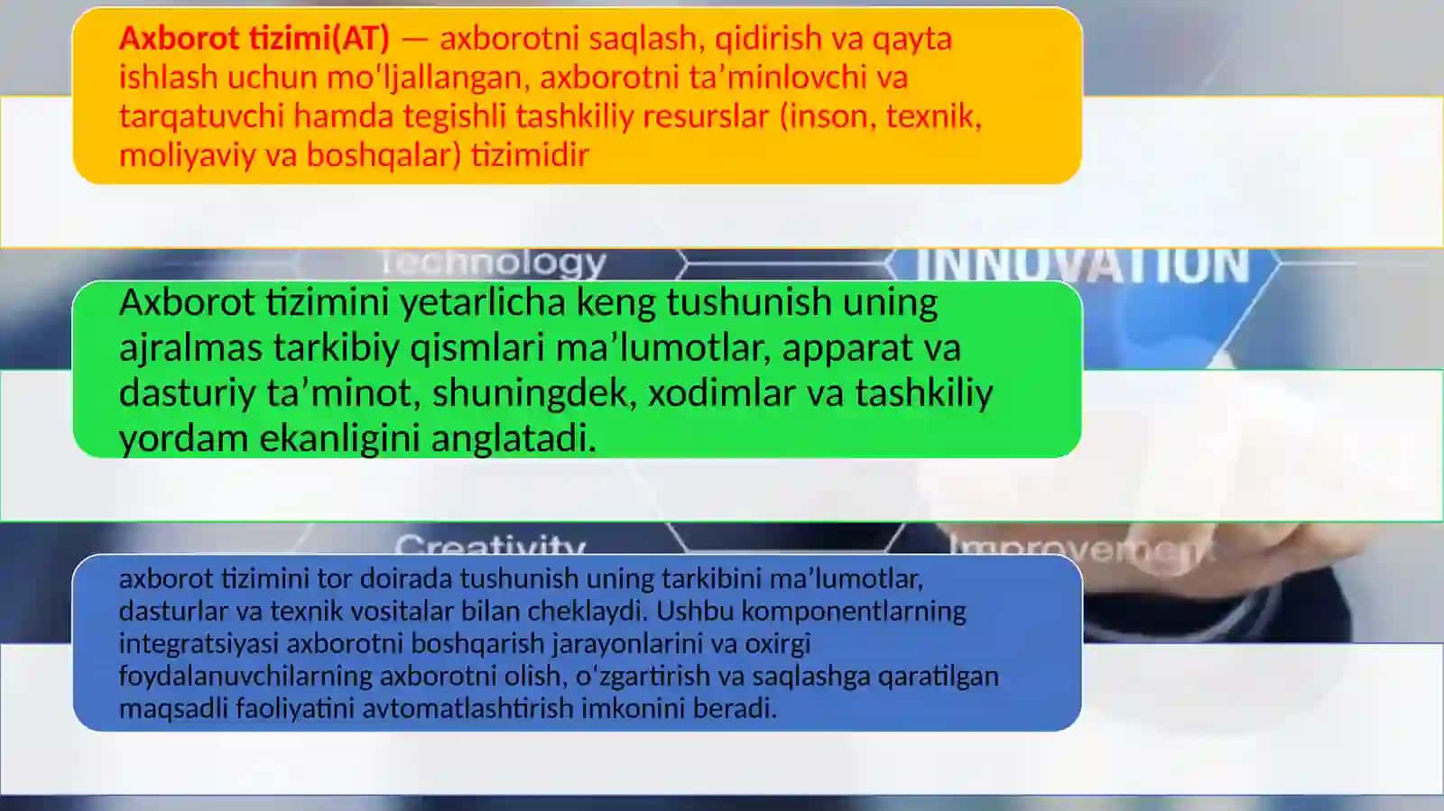 Statik axborot tizimi 3