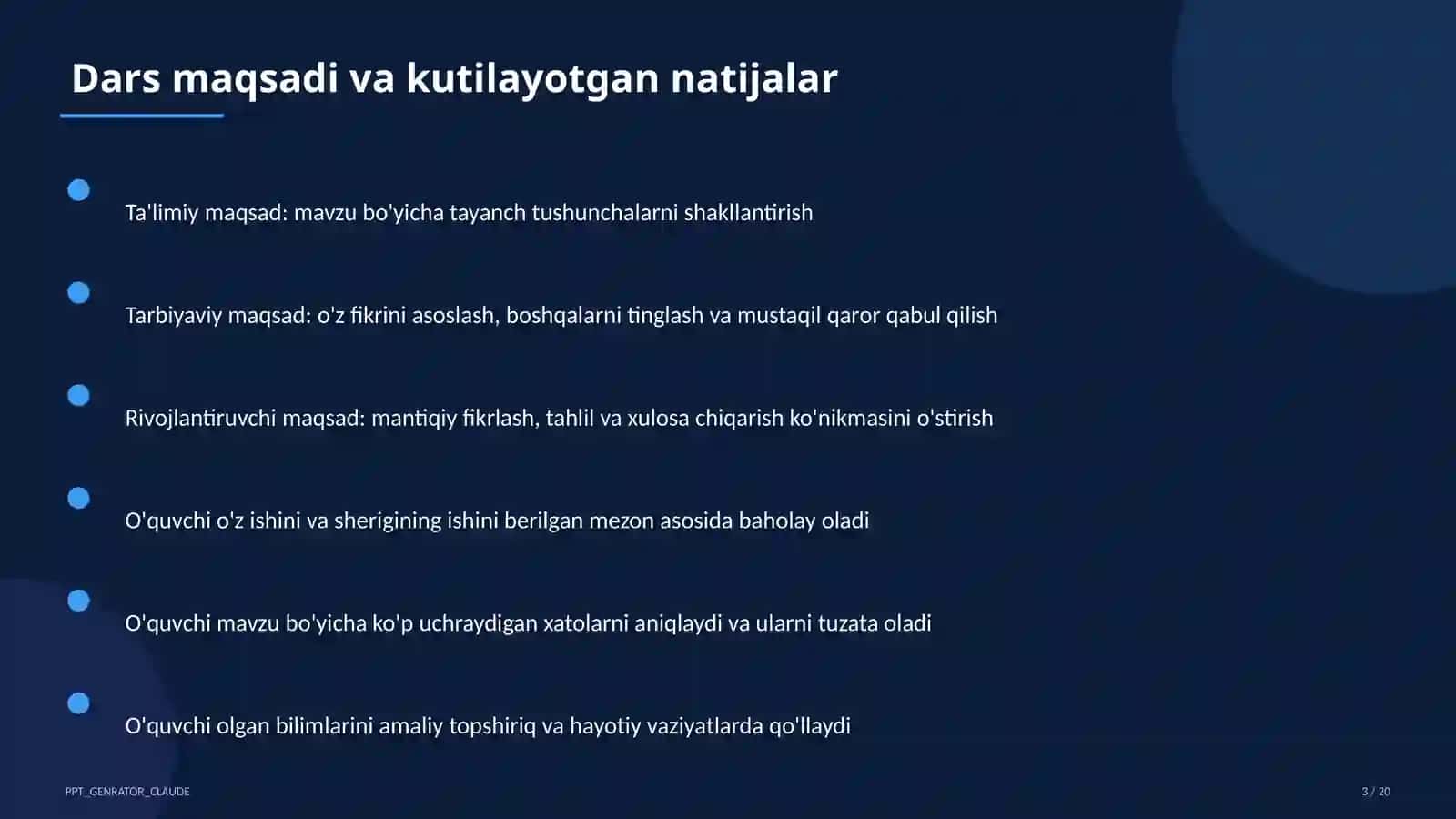 O'qituvchilarning Milliy sertifikatiga tayyorgarlik 3