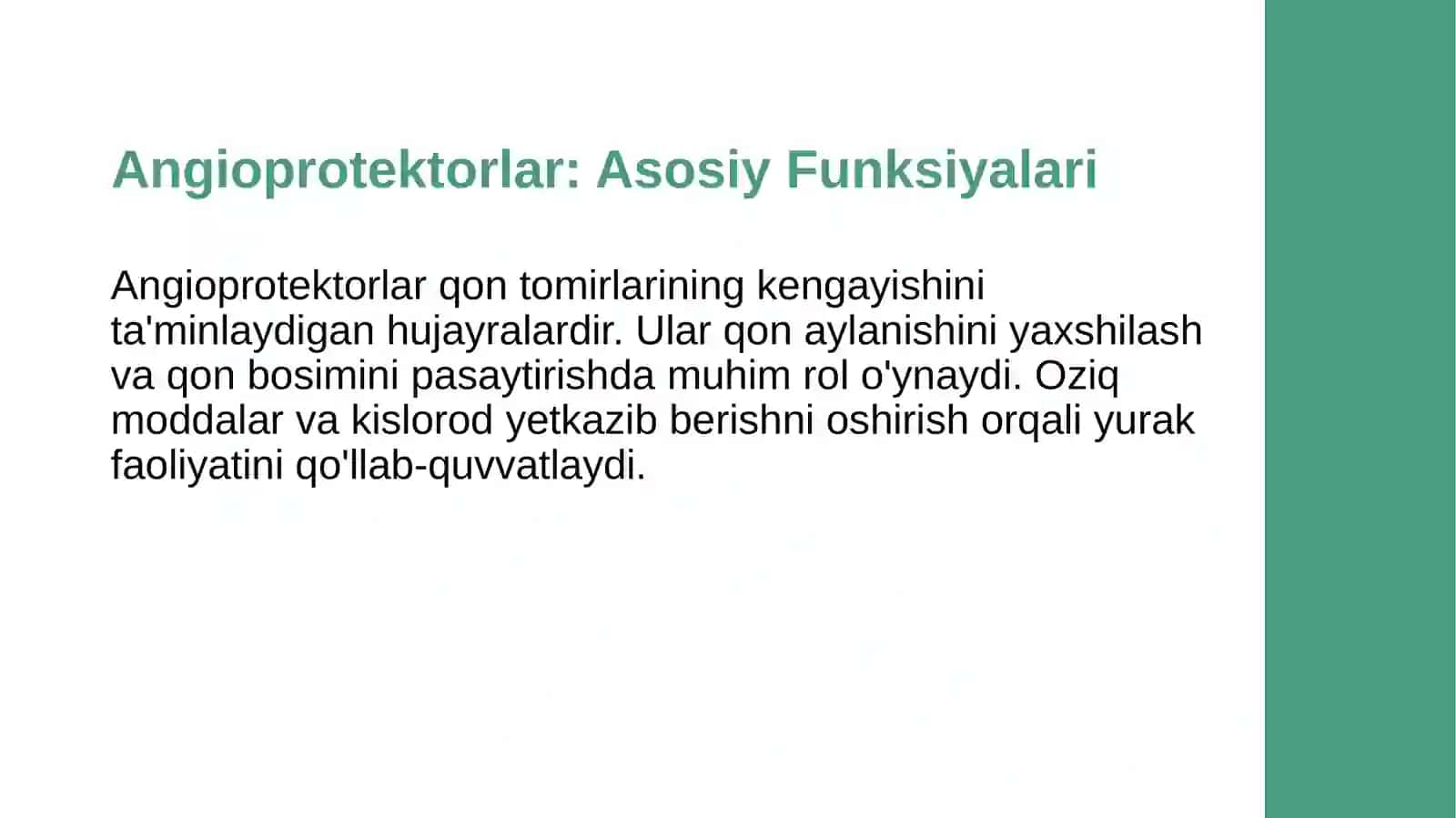 Angioprotektorlar, venotropvositalar 3