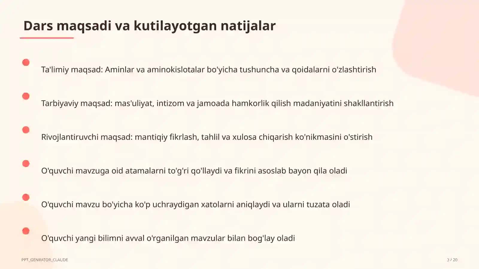 Aminlar va aminokislotalar (11-sinf) 3