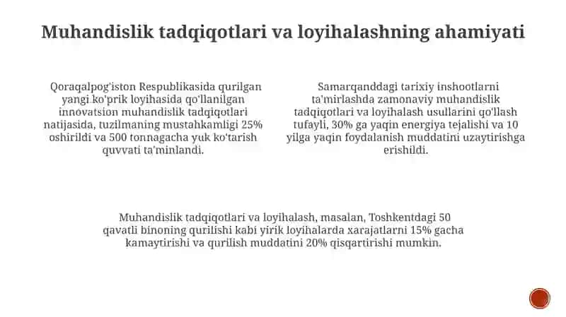 Muhandislik Tadqiqotlari va Loyihalash 3