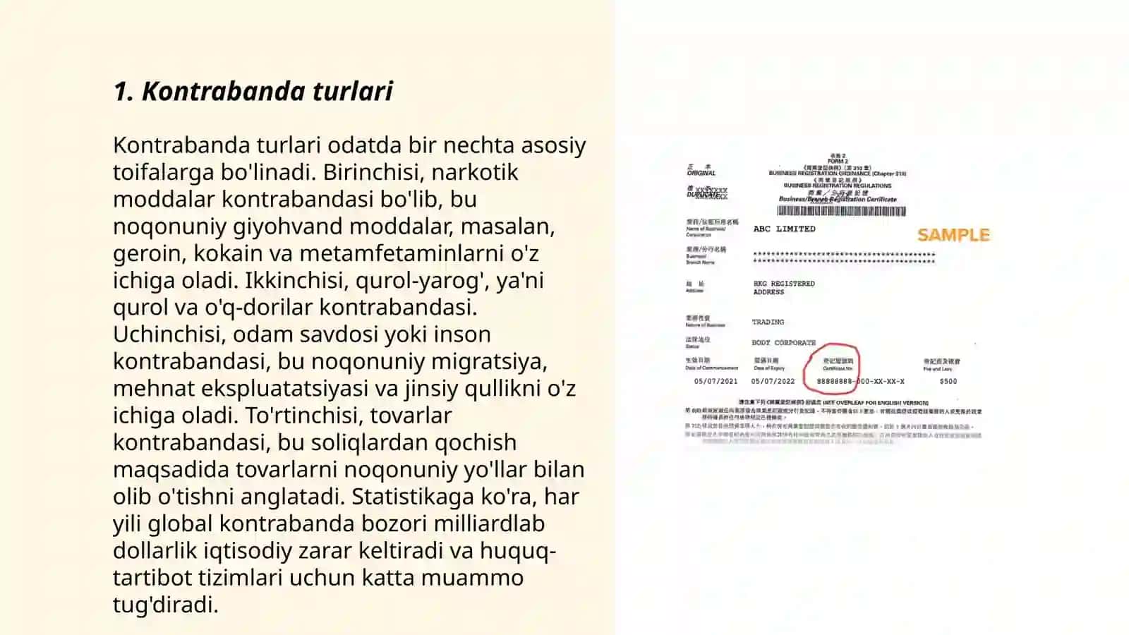 Kontrabanda va bojxona qoidalarining buzilishi 3