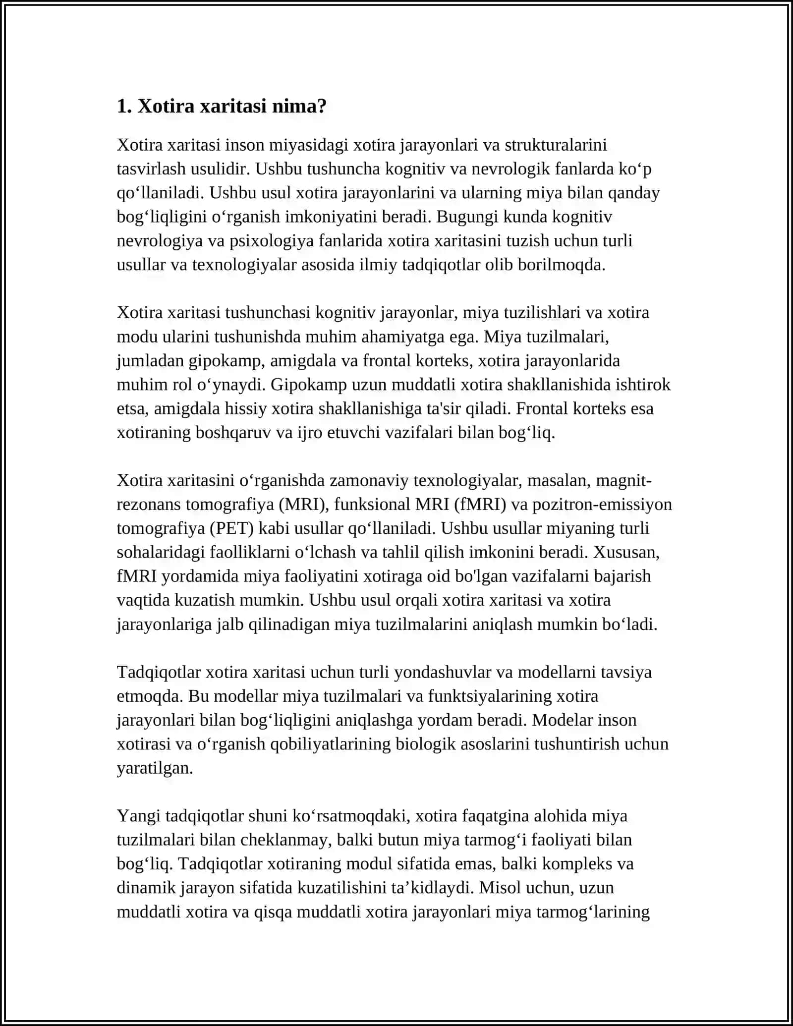 GRAFIK ORGANEYZERLAR: XOTIRA XARITASI. FILM MAZMUNI BO'YICHA XOTIRA XARITASI YARATISH 3