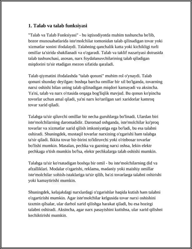 TALAB VA TAKLIF NAZARIYASI 3